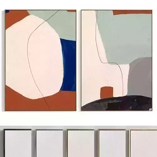 Plaster Two Photo Frame 427