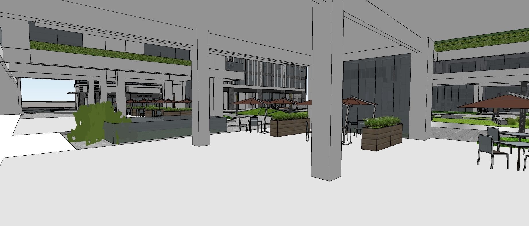 Commercial office building 3d model 3D model_10