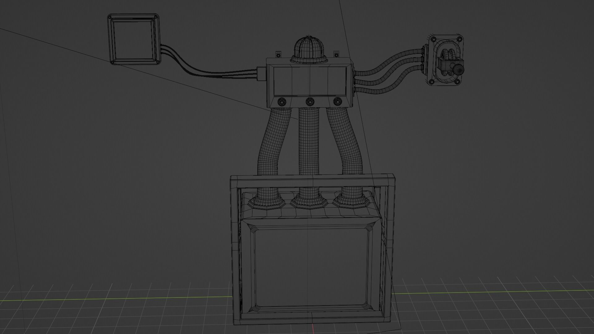 Sci-fi box 3D model_6