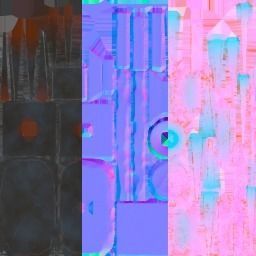 Wood Medieval kit Low-poly 3D model_10