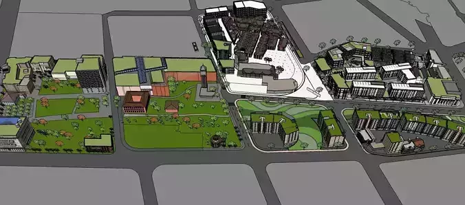 Office building 3d models