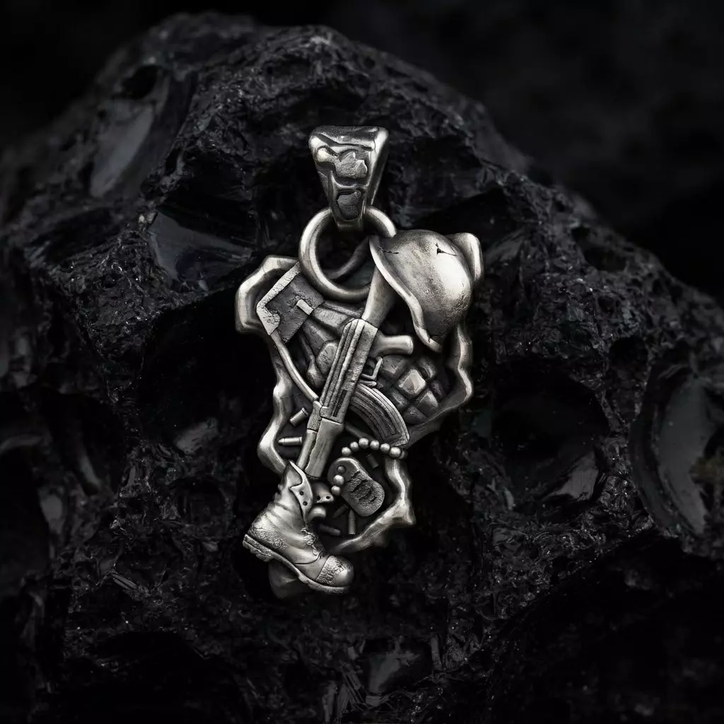 War And Peace Pendant 3D print model