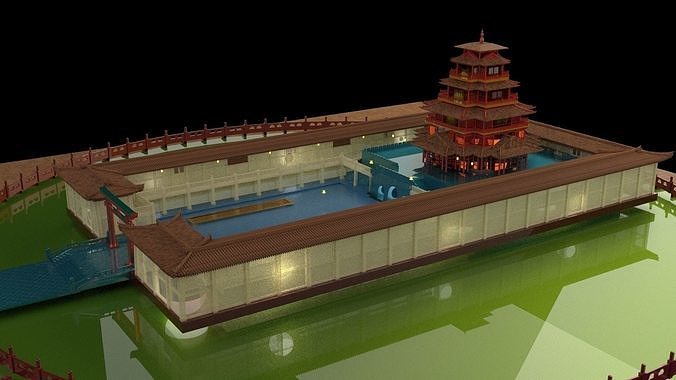 Chinese ancient house  3D model