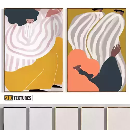 Plaster Two Photo Frame 429