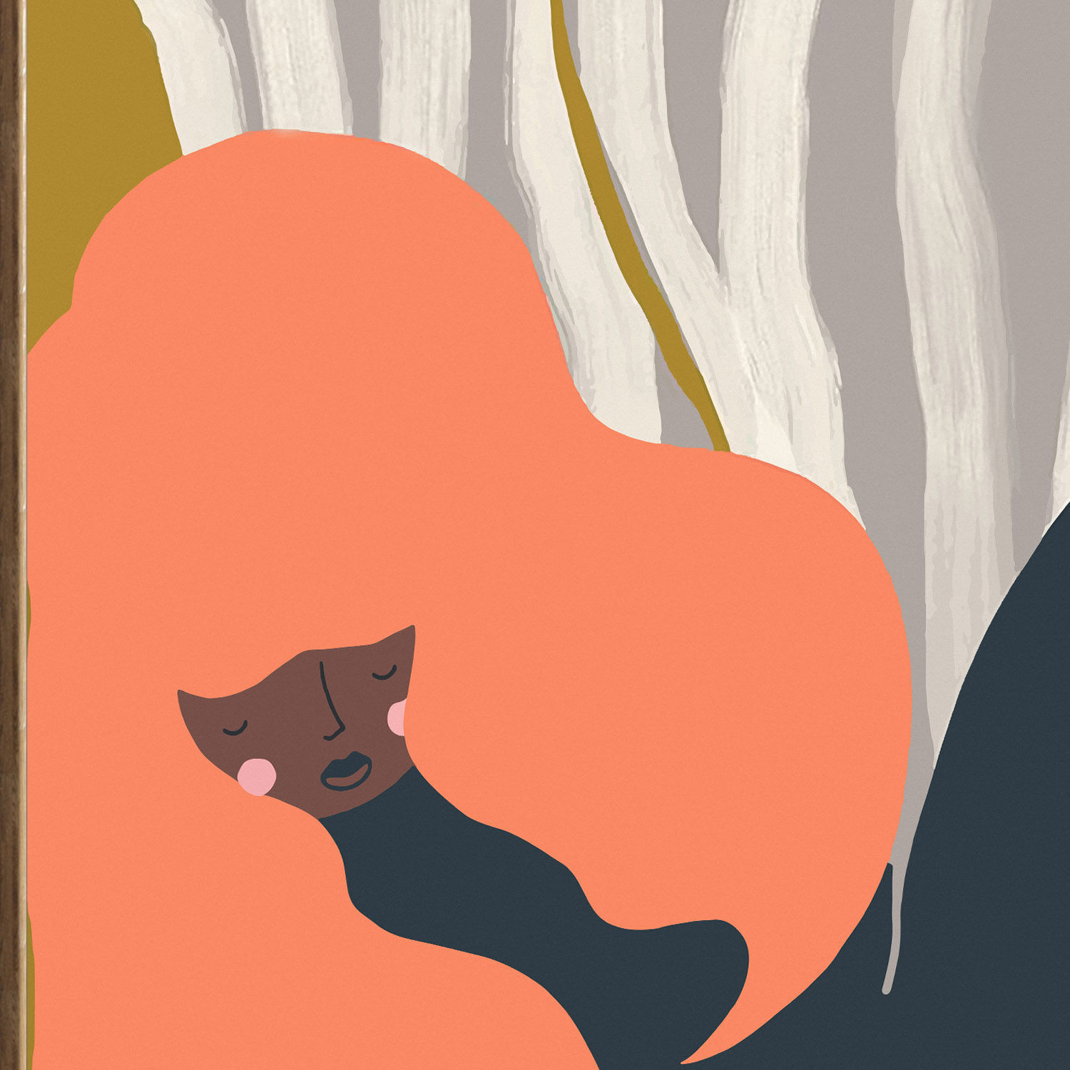 Plaster Two Photo Frame 429 Low-poly 3D model_2