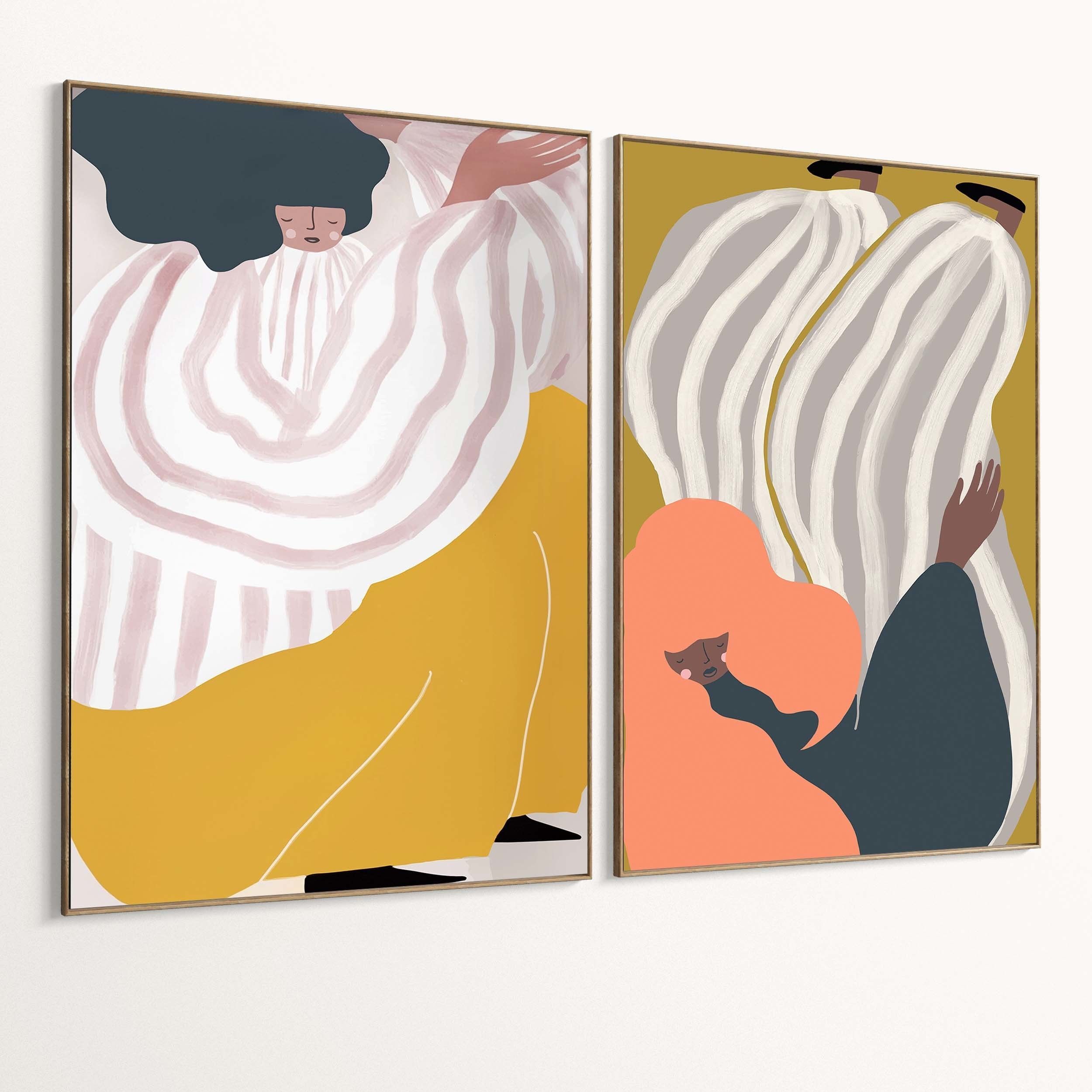 Plaster Two Photo Frame 429 Low-poly 3D model_1