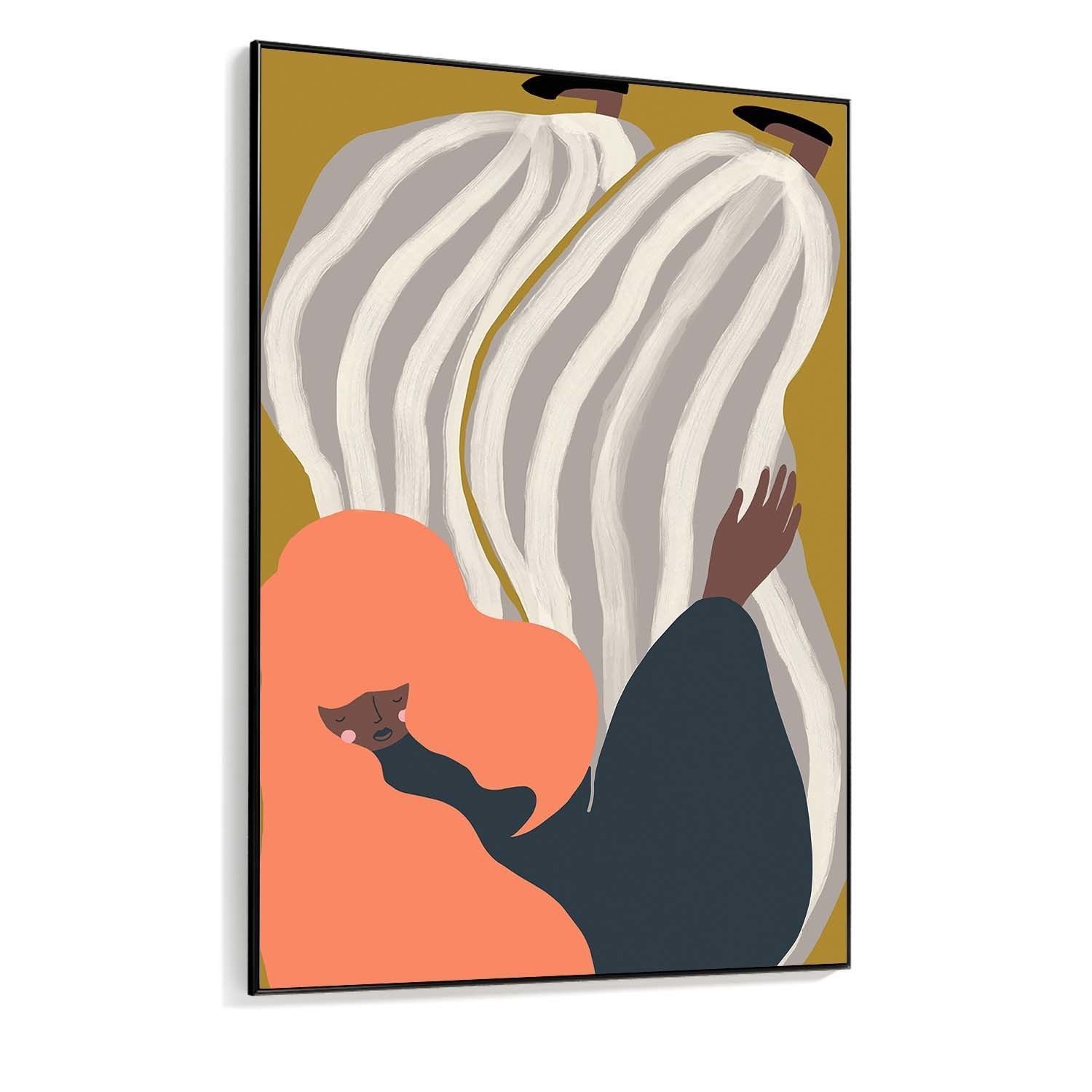 Plaster Two Photo Frame 429 Low-poly 3D model_3