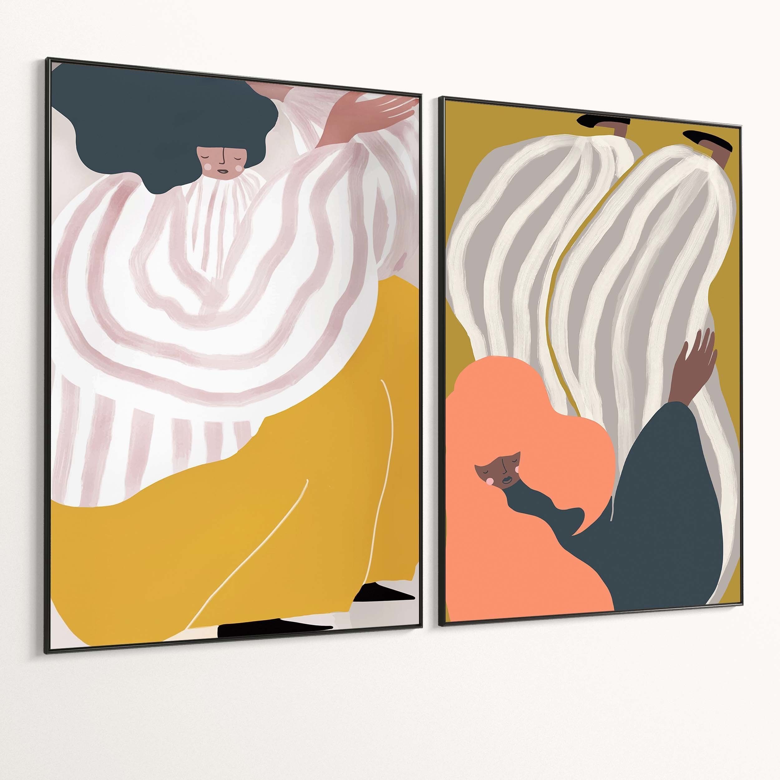 Plaster Two Photo Frame 429 Low-poly 3D model_5