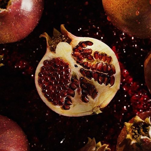 Pomegranate Low-poly 3D model 6