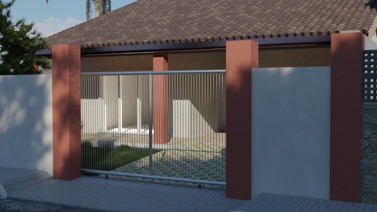 Celista Steel Gate 001 Free 3D model_5