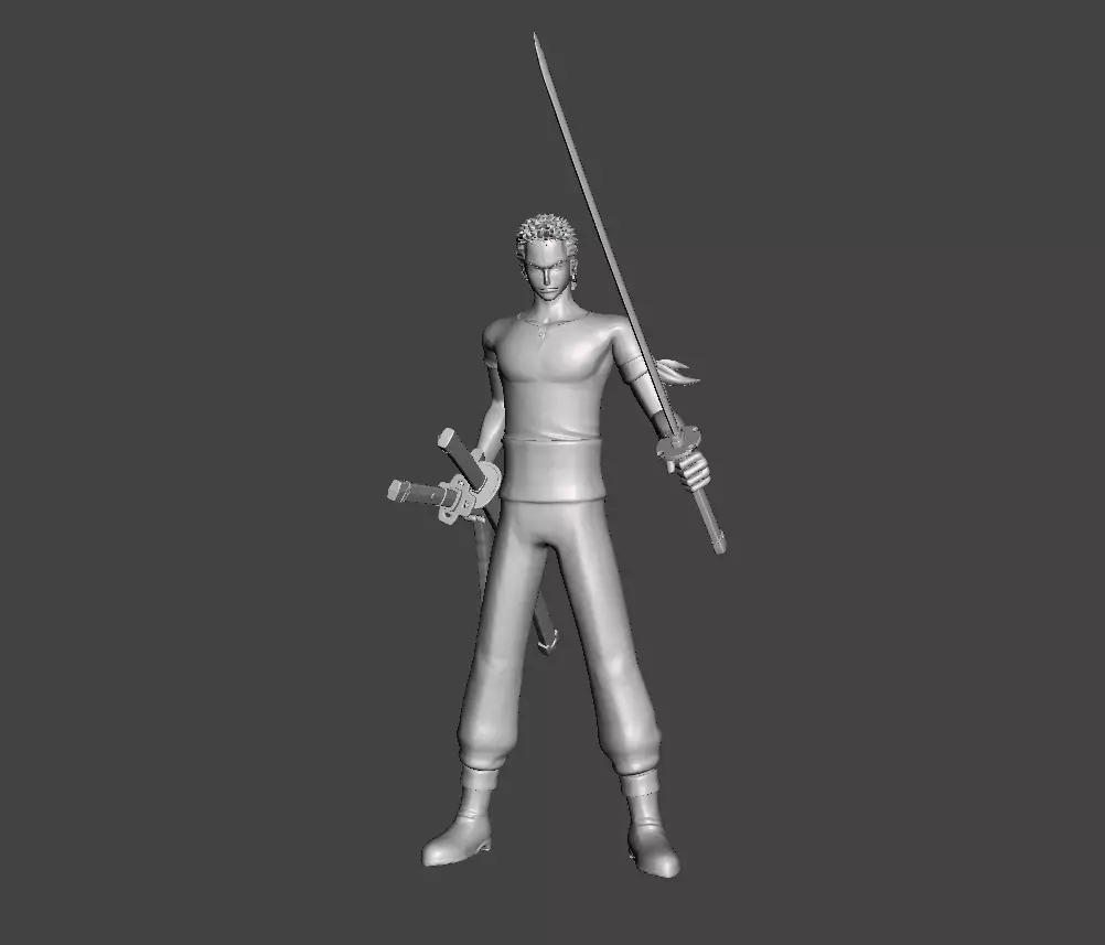 Roronoa Zoro 3D Model 3D print model_0