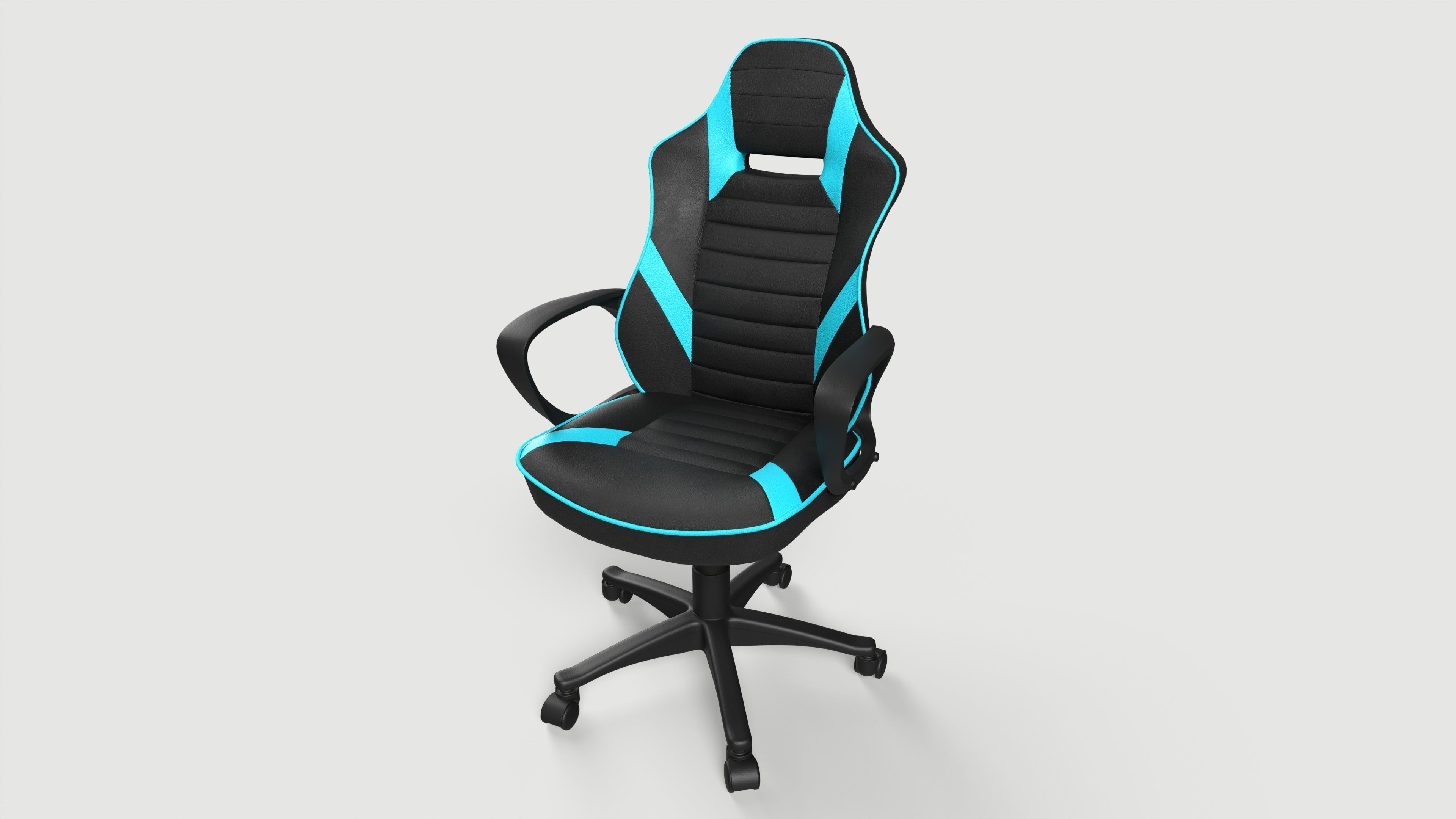 Gaming Chair 3D model_2