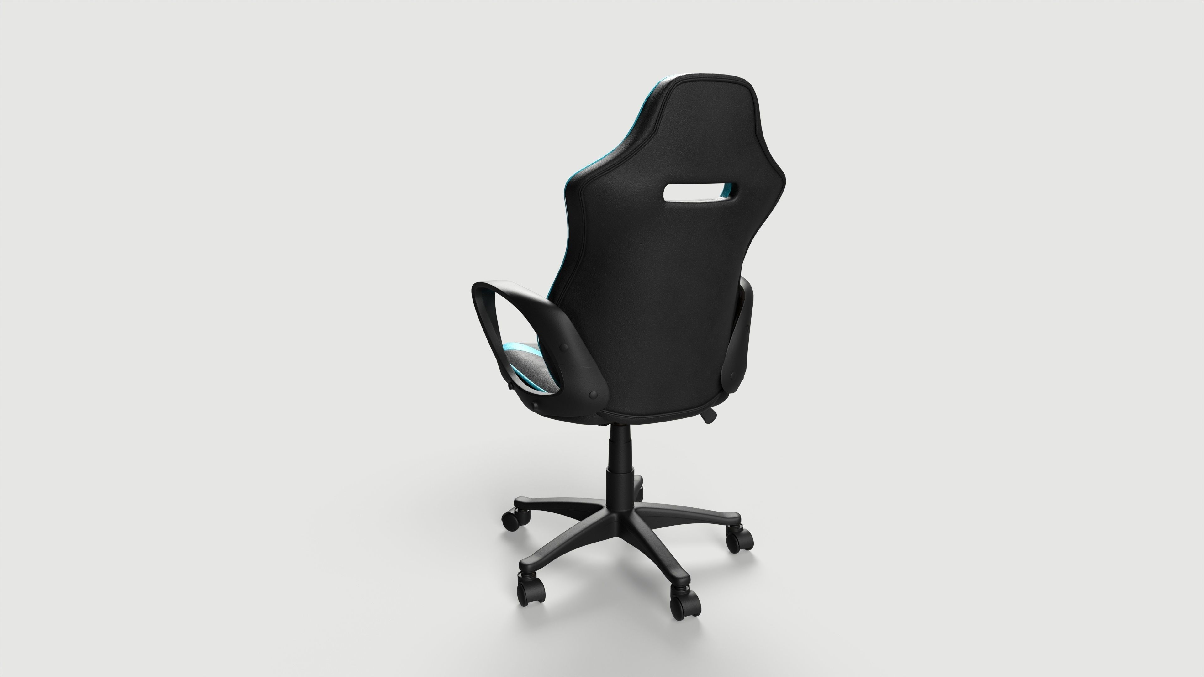 Gaming Chair 3D model_3