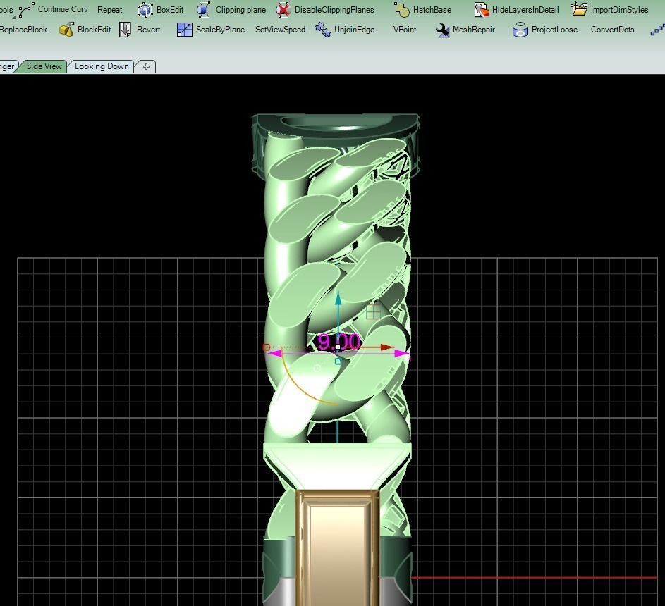 CD Bracelet 3D print model_3