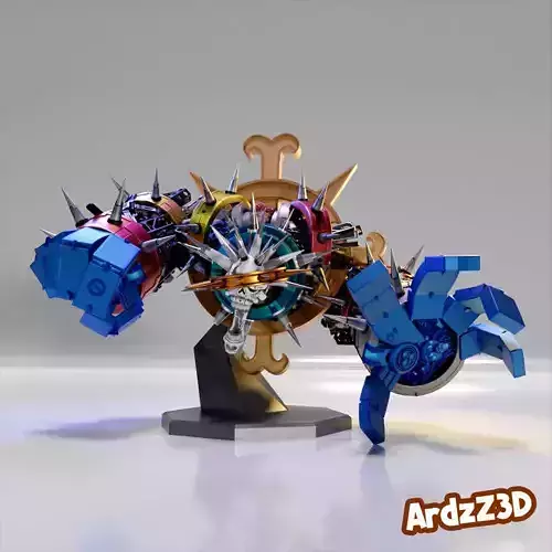 Punk Rotten Kid One Piece 3D print model