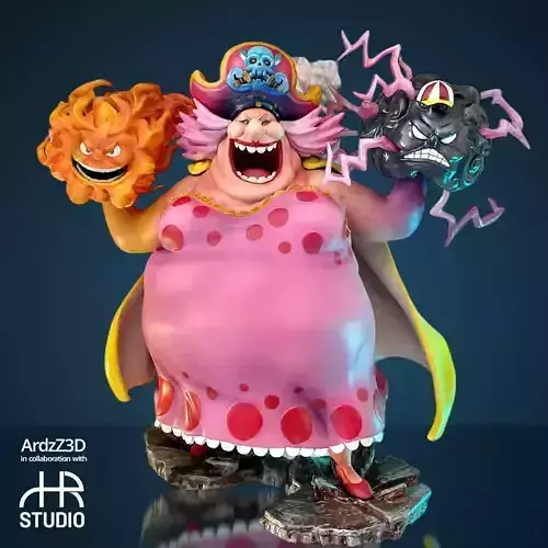 Bigmom Charlotte Linlin One Piece 3D print model