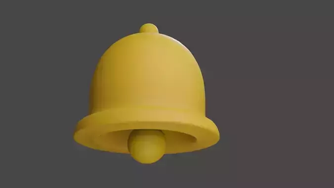 Yellow Bell 3D model