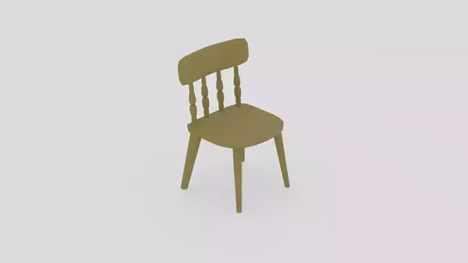 Low Poly Chair 1