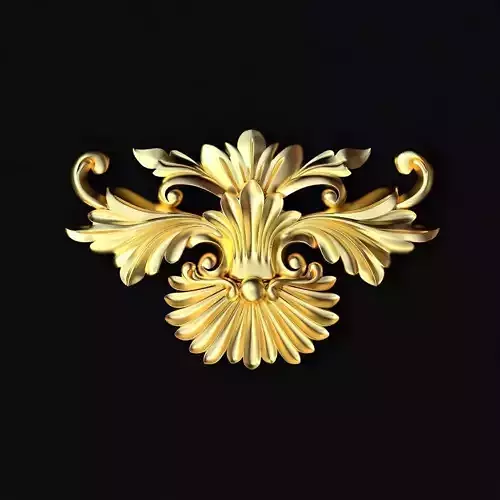 Central decor ornament for furniture