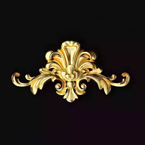 Central decor ornament for furniture