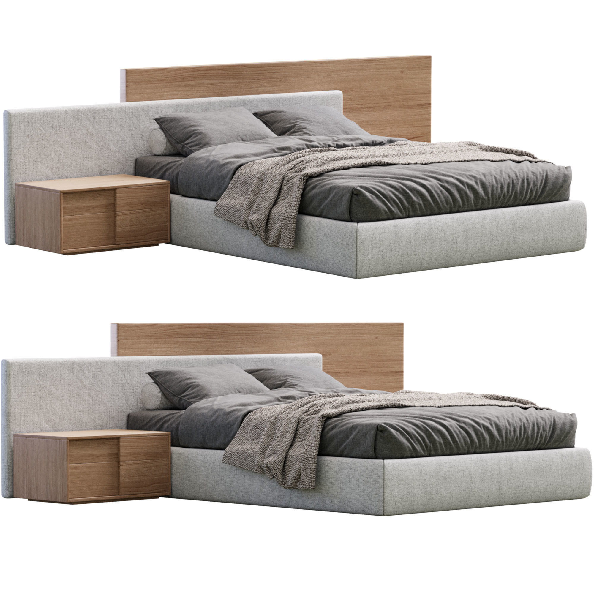 Mylove Bed By Jesse 3D model_1