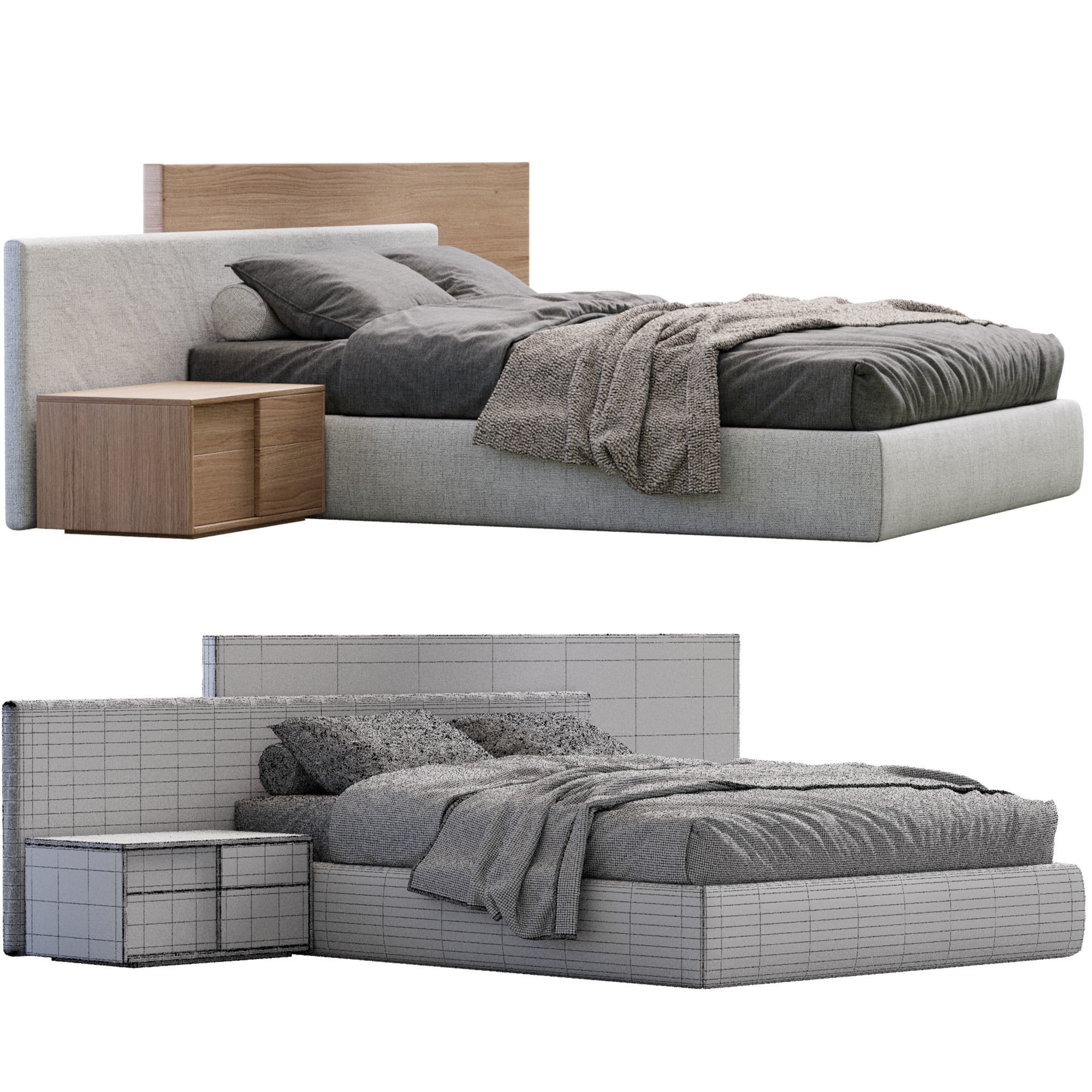 Mylove Bed By Jesse 3D model_2