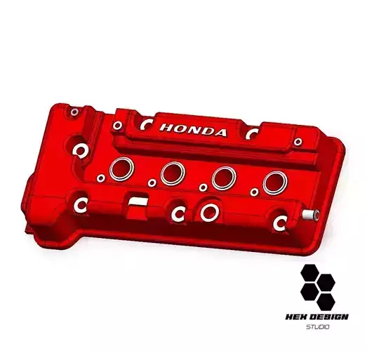 K20A valve cover 3D print model