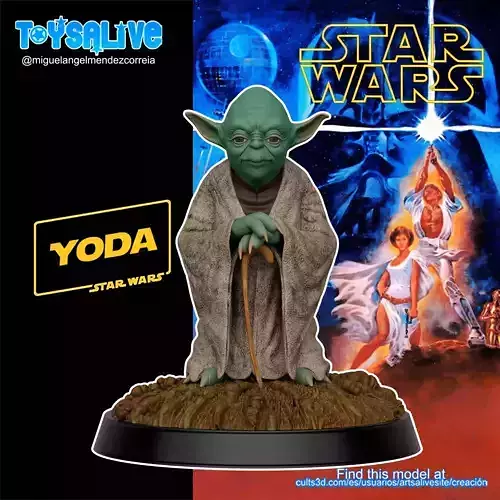 YODA MODEL FOR STL 3D PRINTIN 3D print model