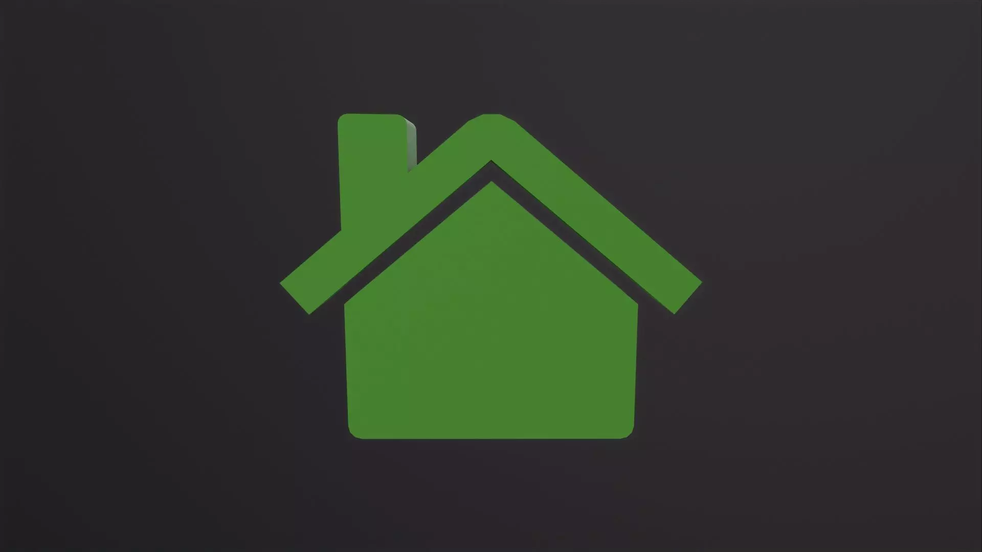 Web Icon Home 3D Model Low-poly 3D model_0