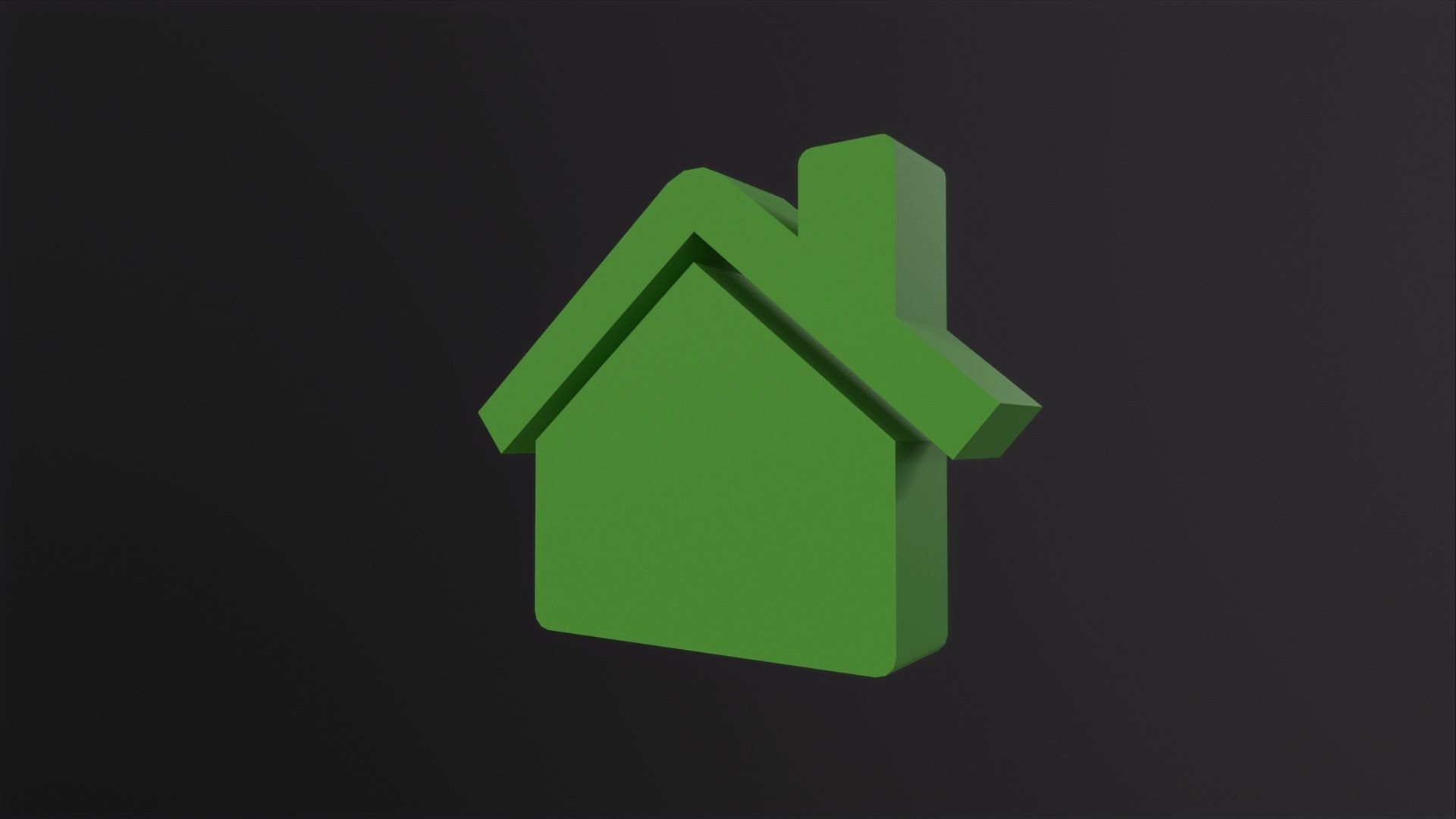 Web Icon Home 3D Model Low-poly 3D model_5