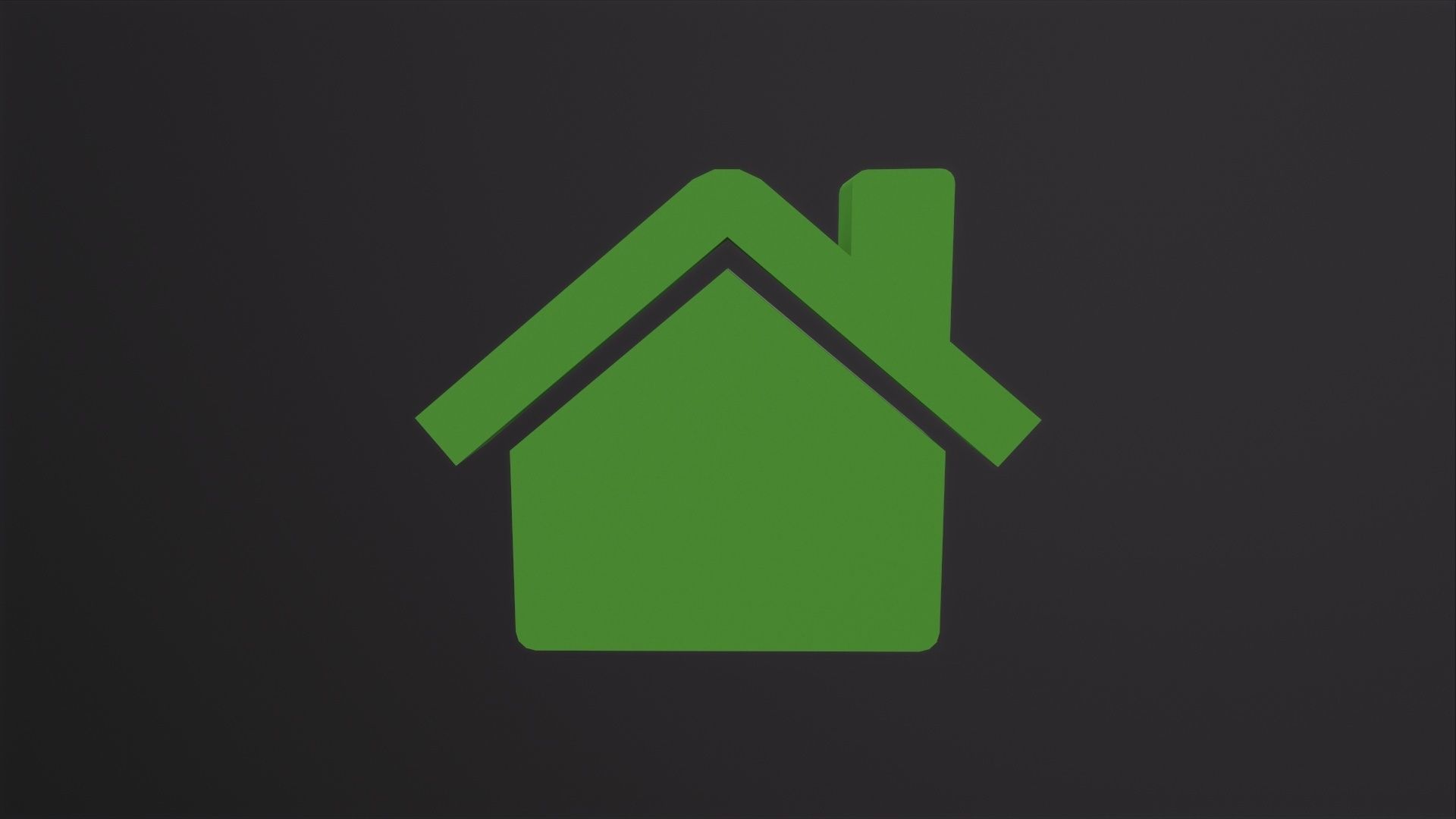Web Icon Home 3D Model Low-poly 3D model_6