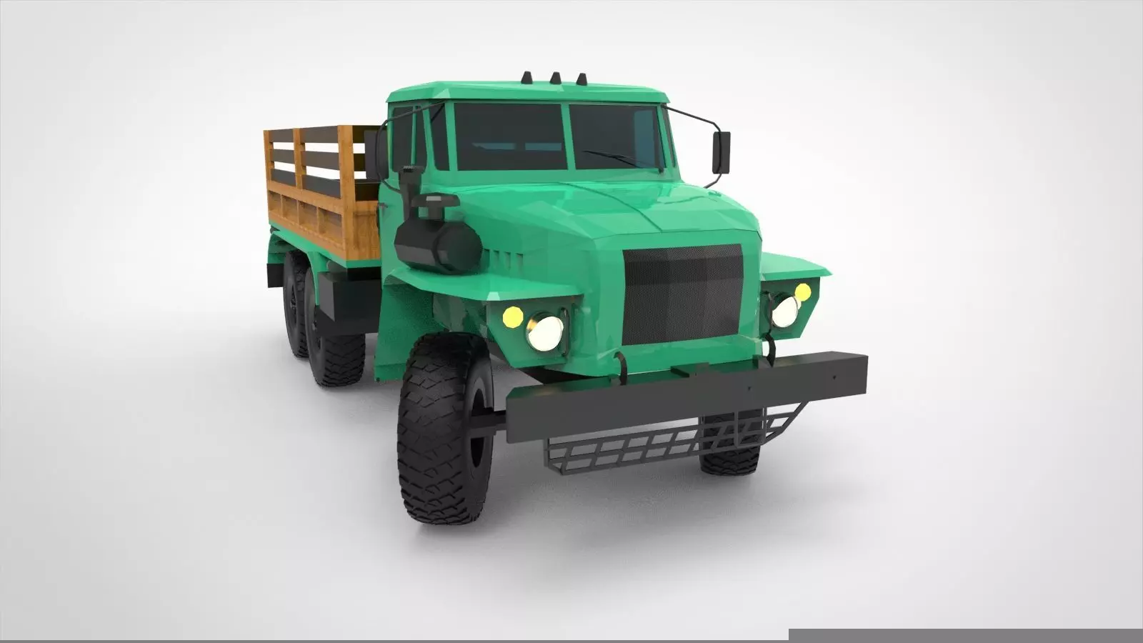 Truck Ural-4320 3D model