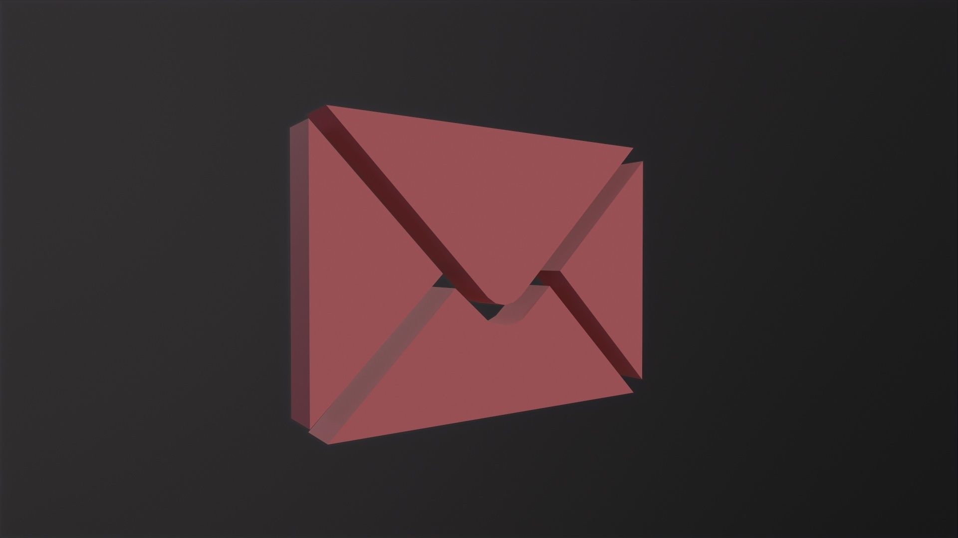 Web Icon Mail 3D Model Low-poly 3D model_4