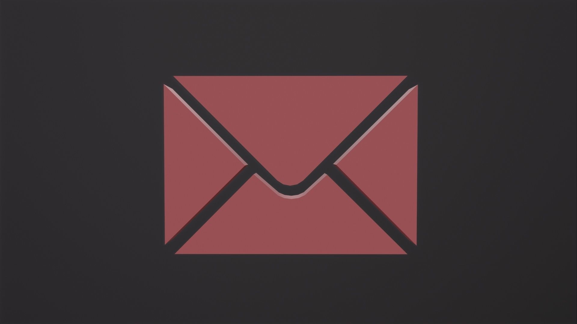 Web Icon Mail 3D Model Low-poly 3D model_6