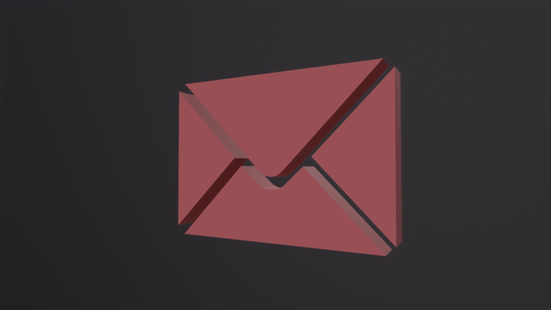 Web Icon Mail 3D Model Low-poly 3D model_5
