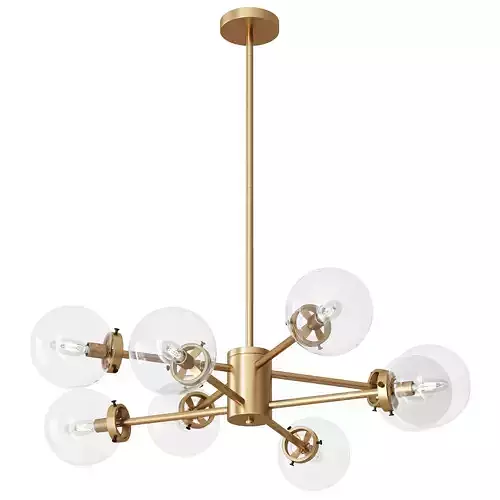 Millender 8 - Light Dimmable Modern Linear Chandelier