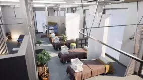 Japanese Massage Parlor - For Games and Animations Low-poly 3D model_0