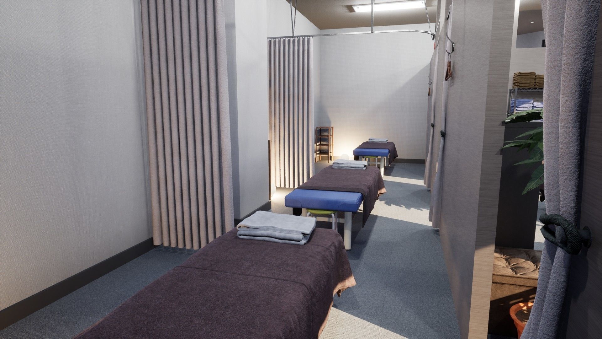 Japanese Massage Parlor - For Games and Animations Low-poly 3D model_4