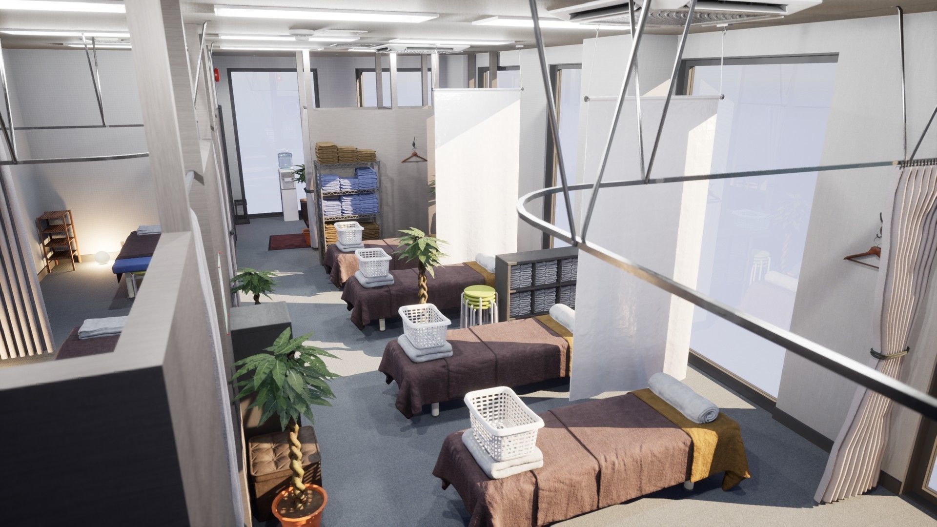 Japanese Massage Parlor - For Games and Animations Low-poly 3D model_2