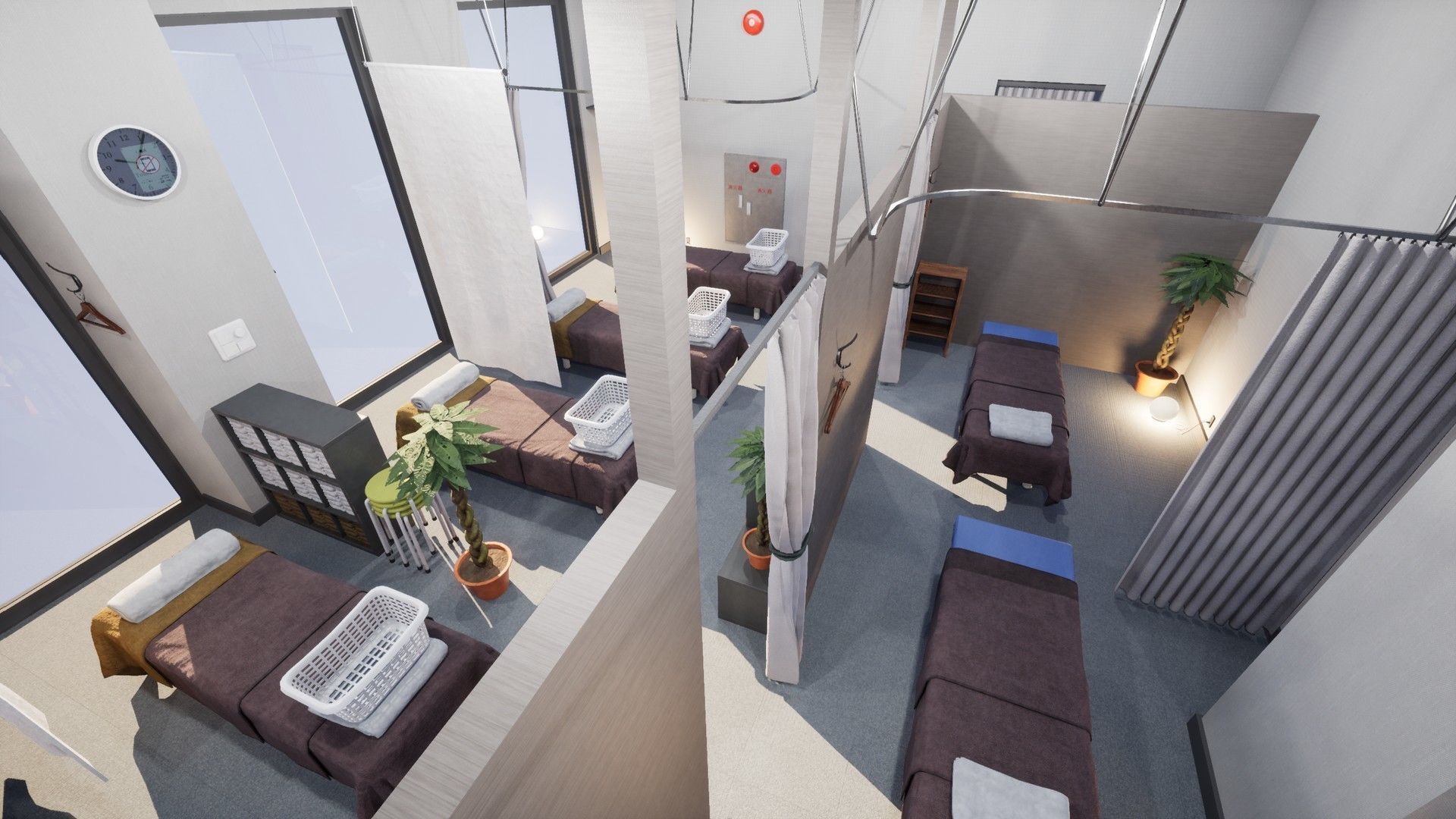 Japanese Massage Parlor - For Games and Animations Low-poly 3D model_7