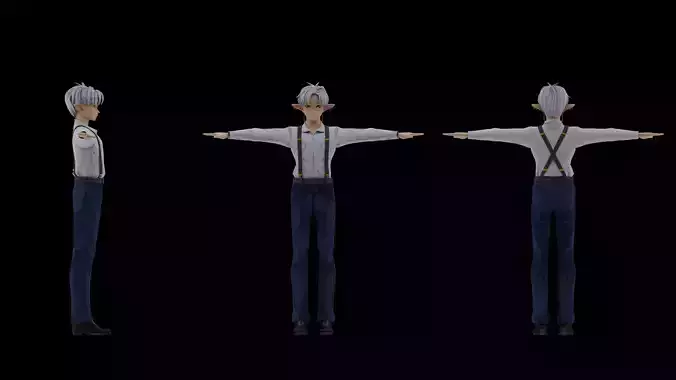 OLD MAN VRCHAT AVATAR 3D model