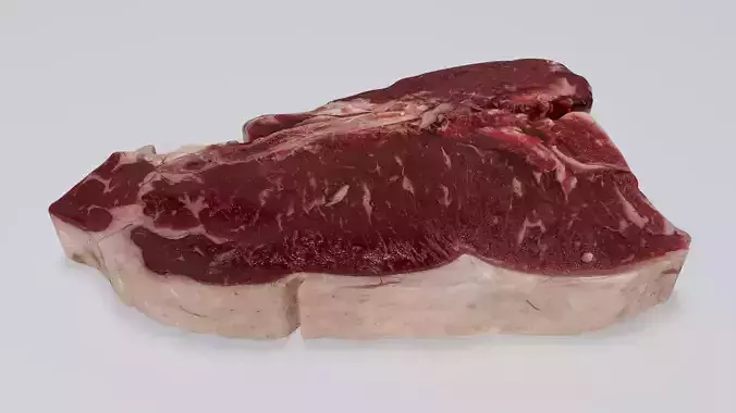 Raw Beef Steak 3D model