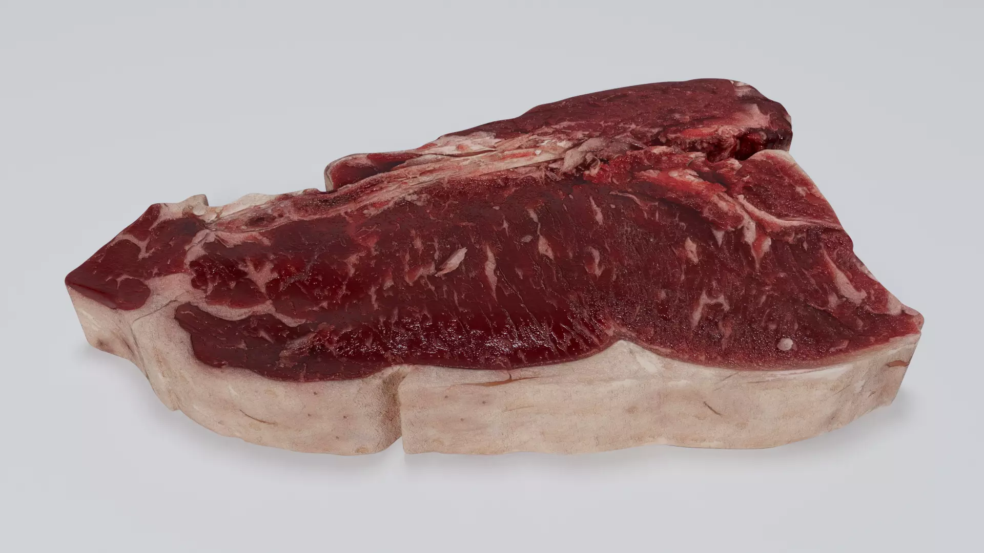 Raw Beef Steak 3D model_0