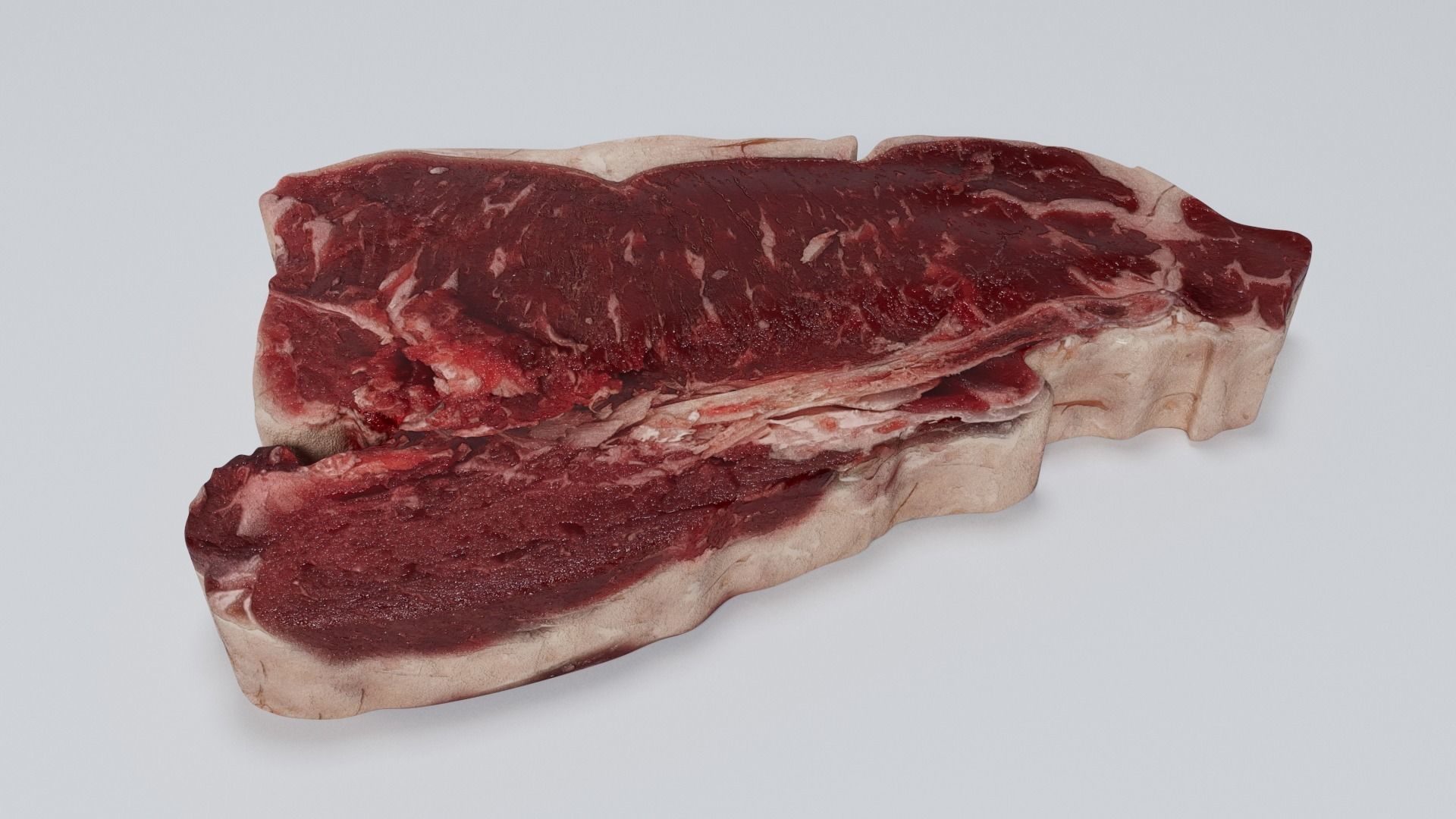 Raw Beef Steak 3D model_1