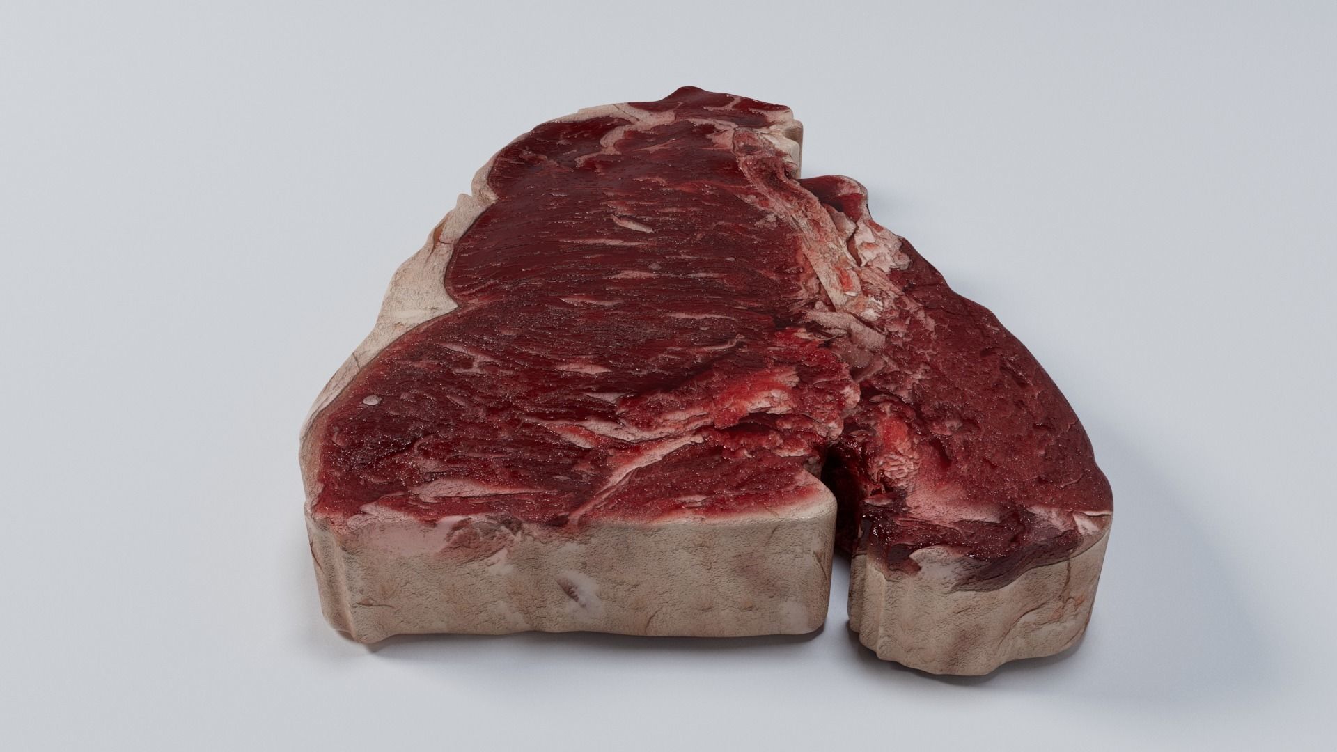 Raw Beef Steak 3D model_2