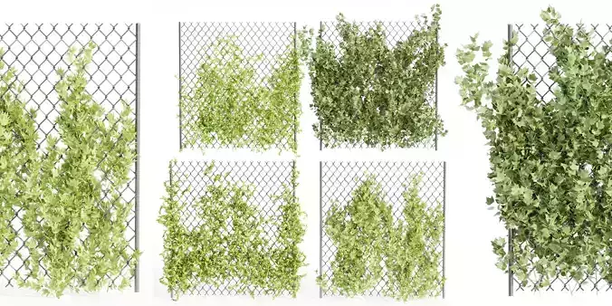 outdoor ivy fence collection vol 68-Blender