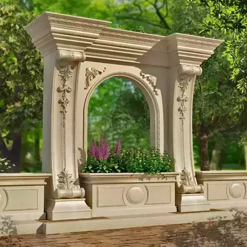 Arched doorway Arch in classic style 3D model 3D model