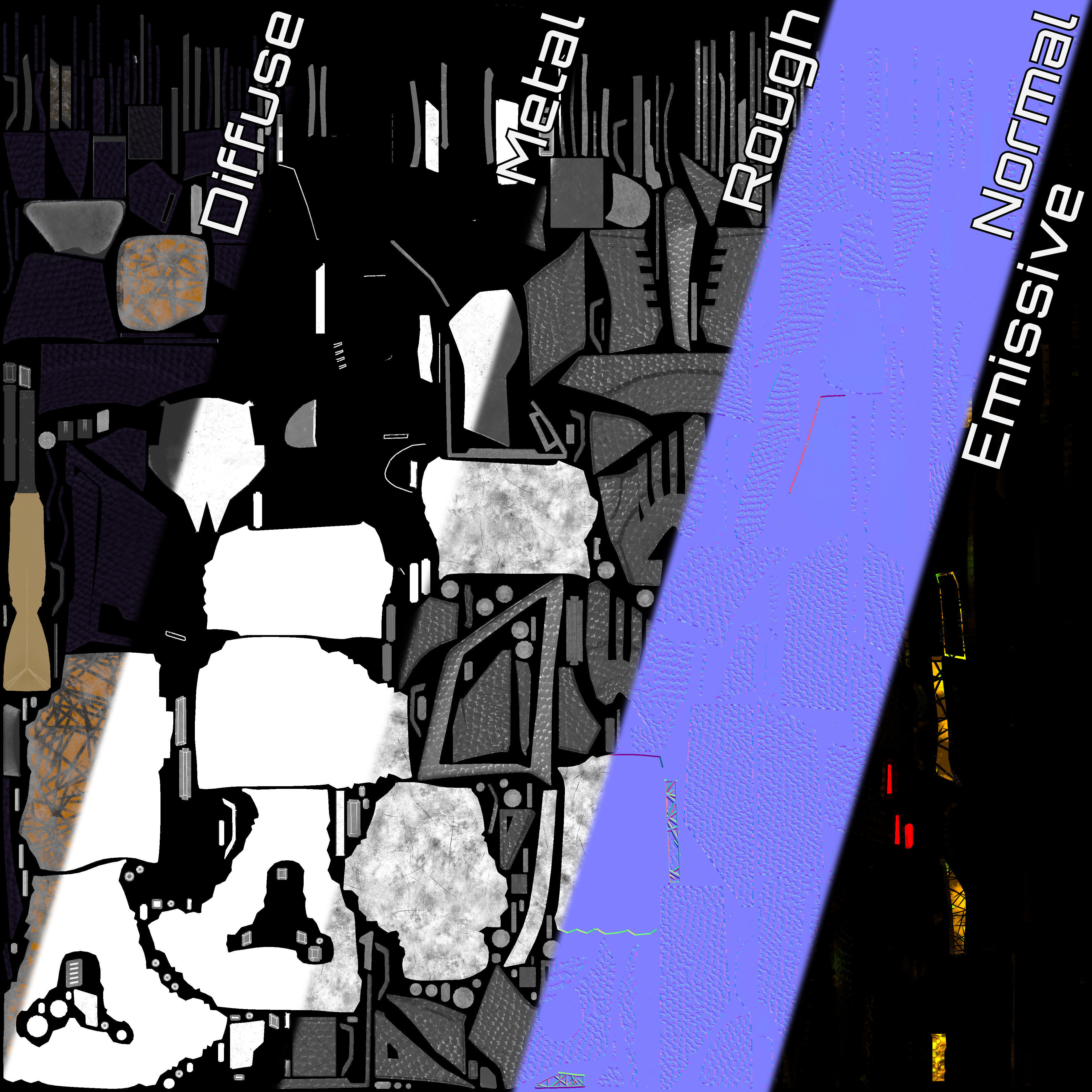 Star Trek Gorn Hunter Starship Low-poly 3D model_2