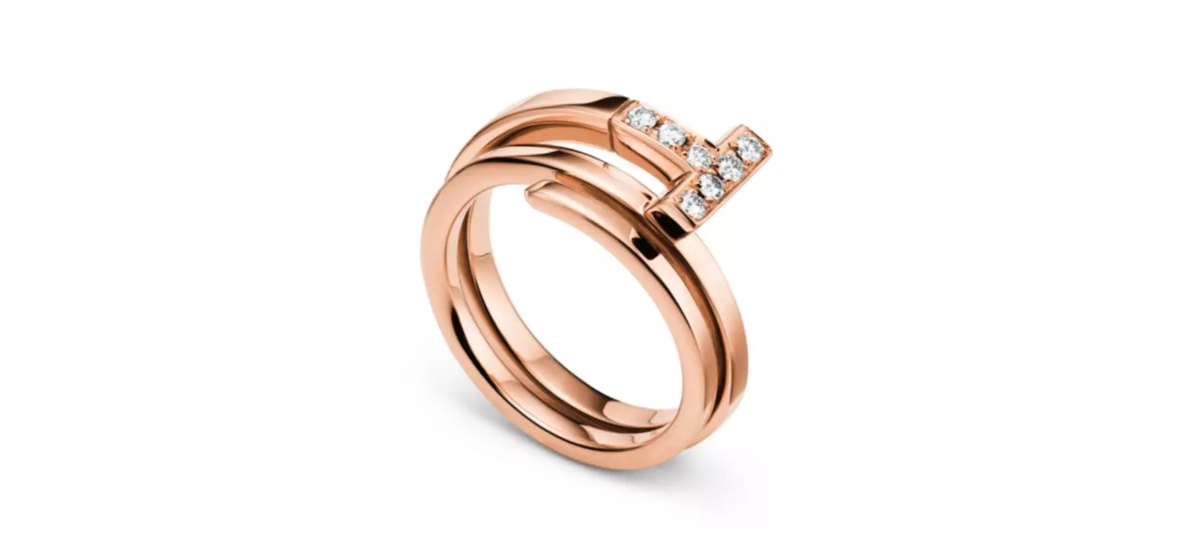 Tiffany T ring 3D print model_0