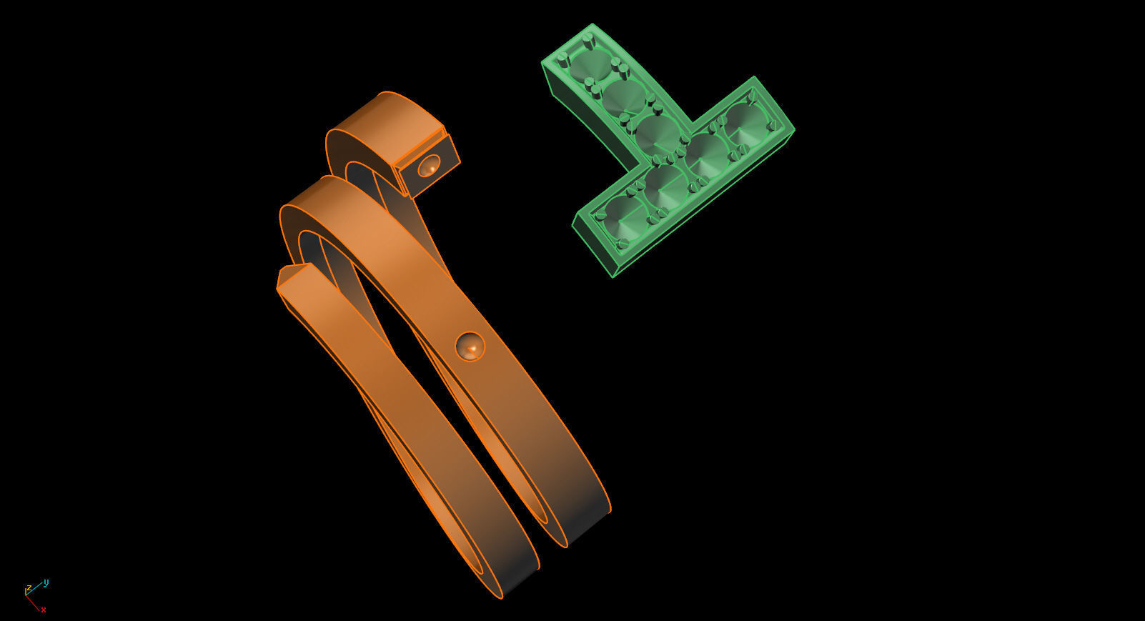 Tiffany T ring 3D print model_4